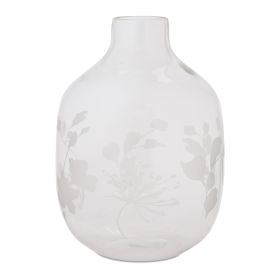 Vase 9"H Glass