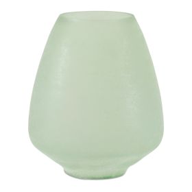 Vase 6.5"D x 7.5"H Glass