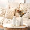 Matte White Glass Bud Vase Set of 12 – Small Minimalist Vases for Easy Home Styling, Perfect for Windowsills, Bedrooms, Bathrooms