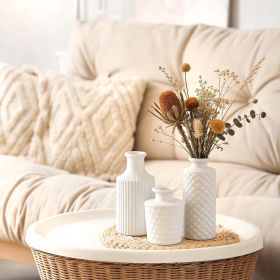 Matte White Glass Bud Vase Set of 12 – Small Minimalist Vases for Easy Home Styling, Perfect for Windowsills, Bedrooms, Bathrooms
