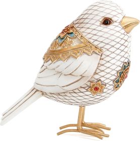 Bird Figuriens for Home Decor Accents,Boho Bird Statue Sculpture for Shelf Decor,Birds Decorations for Home Table Bookshelf Mantels Office