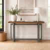 59" Narrow Console Table - MDF Entryway Sofa Table for Hallway, Living Room, Foyer with Space-Saving Design