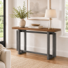 59" Narrow Console Table - MDF Entryway Sofa Table for Hallway, Living Room, Foyer with Space-Saving Design