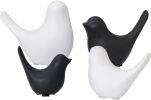 Small Birds Statues Black Modern Farmhouse Decor Deals, Farmhouse Decor for Kitchen Counter, Bathroom Shelf, Living Room, Office Sculpture