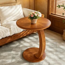 C-Shaped End Table, Round Sofa Side Table