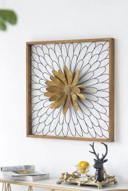 30x2x30" Ashlyn Bloom Wall Decor, Home Decor for Living Room Kitchen Foyer Office