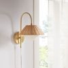 Rattan Weave Wall Sconce
