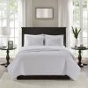 Reversible Quilt Set White Twin/Twin XL