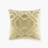 Square Decor Pillow Gold 18x18"