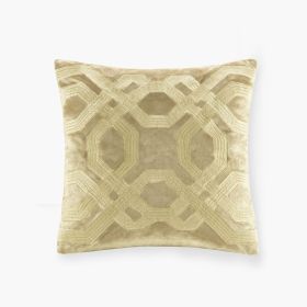 Square Decor Pillow Gold 18x18"