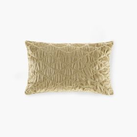Oblong Decor Pillow Gold 22x15"