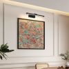 Picture Light Battery Operated with Remote, LED Black Art Lights for Paintings Rechargeable Dimmable and Timer