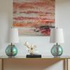Iridescent Glass Table Lamp