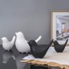 Small Birds Statues Black Modern Farmhouse Decor Deals, Farmhouse Decor for Kitchen Counter, Bathroom Shelf, Living Room, Office Sculpture