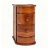 Wood Tall End Table Narrow Side Table  with Drawers Home Furniture Living Room Decor