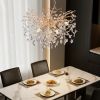 Modern Tree Branch Crystal Chandelier Luxury Gold Crystal Pendant Lighting 23.6" Contemporary 6-Light Chandeliers for Dining Room Kitchen Bedroom Livi