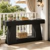 63 Inch Wooden Console Table Sofa Table Hallway Table - Living Room Furniture