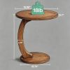 C-Shaped End Table, Round Sofa Side Table
