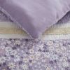 5 PCS Full/Queen Seersucker Comforter Set with Throw Pillows