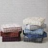 Poly Chenille Square Floor Pillow Cushion Charcoal 20x20"