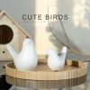 Small Birds Statues Black Modern Farmhouse Decor Deals, Farmhouse Decor for Kitchen Counter, Bathroom Shelf, Living Room, Office Sculpture