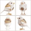 Bird Figuriens for Home Decor Accents,Boho Bird Statue Sculpture for Shelf Decor,Birds Decorations for Home Table Bookshelf Mantels Office