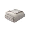 Beige Stripe Faux Fur Throw, 50" x 60", Adult/Teen