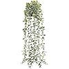 1Pcs Fake Plants Hanging Artificial Potted Faux Eucalyptus Plants for Modern Boho Farmhouse Bathroom Office Desk Wall