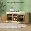 Shoe storage platform, shoe rack, entrance bench