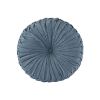 Dia 22"x6" Poly Chenille Round Floor Pillow Cushion