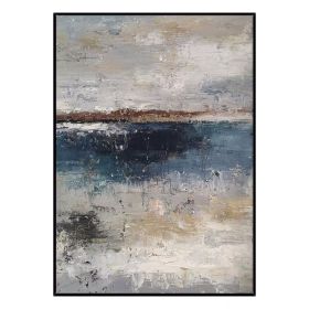 Large Abstract Oil Painting Handmade Home Decoration Office On Canvas Wall Art Original Abstract Textured Art Hand Painted (size: 150x220cm)