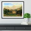 Rocky Montains at Lander's Peak by Bierstadt Framed Print