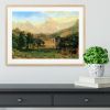 Rocky Montains at Lander's Peak by Bierstadt Framed Print
